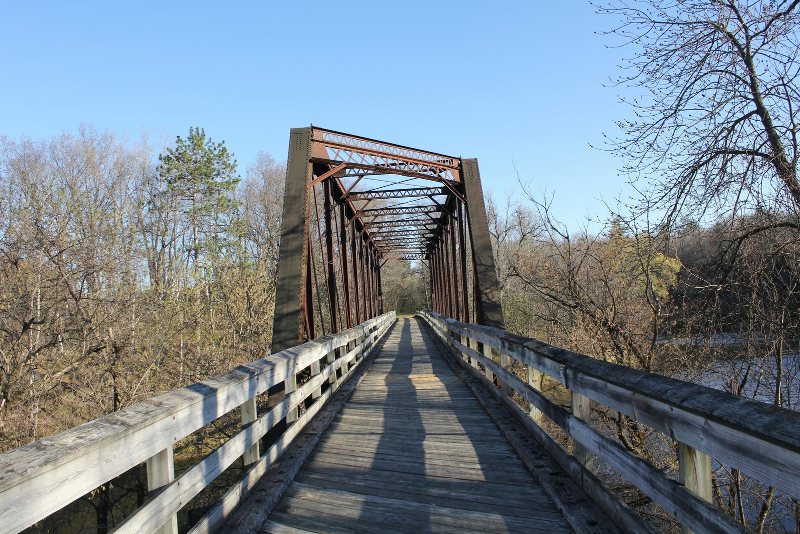 Looking south